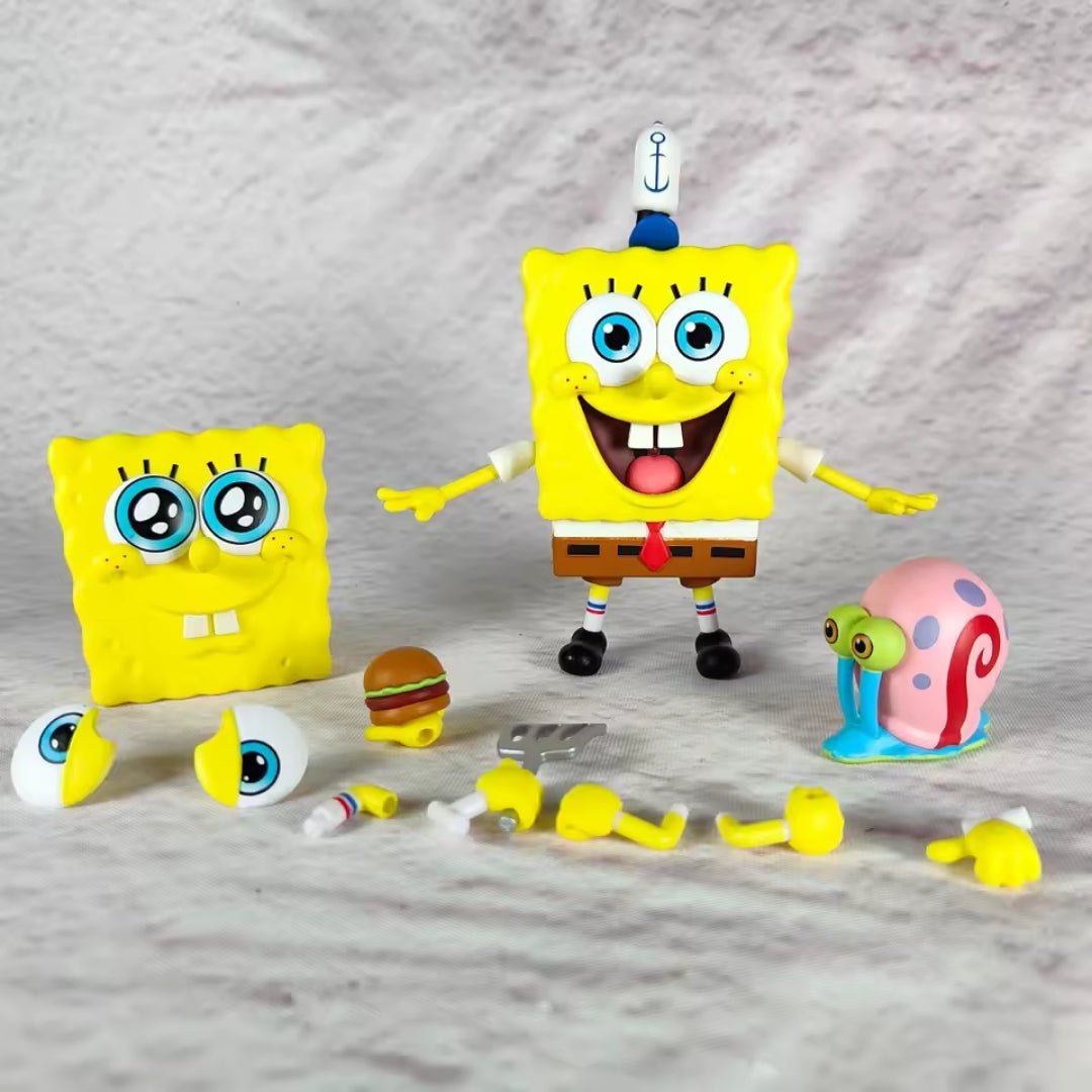 Figura Tipo Nendoroid Bob Esponja - Bob Esponja
