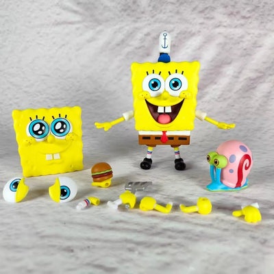 Figura Tipo Nendoroid Bob Esponja - Bob Esponja