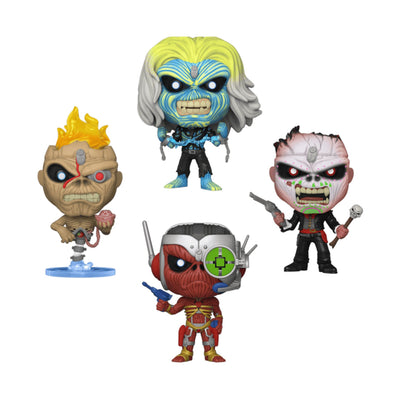 Funko Pop 4pack Iron Maiden Aent Exclusive GITD - Iron Maiden