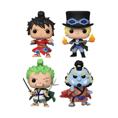 Funko Pop 4pack One Piece (Luffytaro - Sabo - Roronoa Zoro - Jinbe) - One Piece