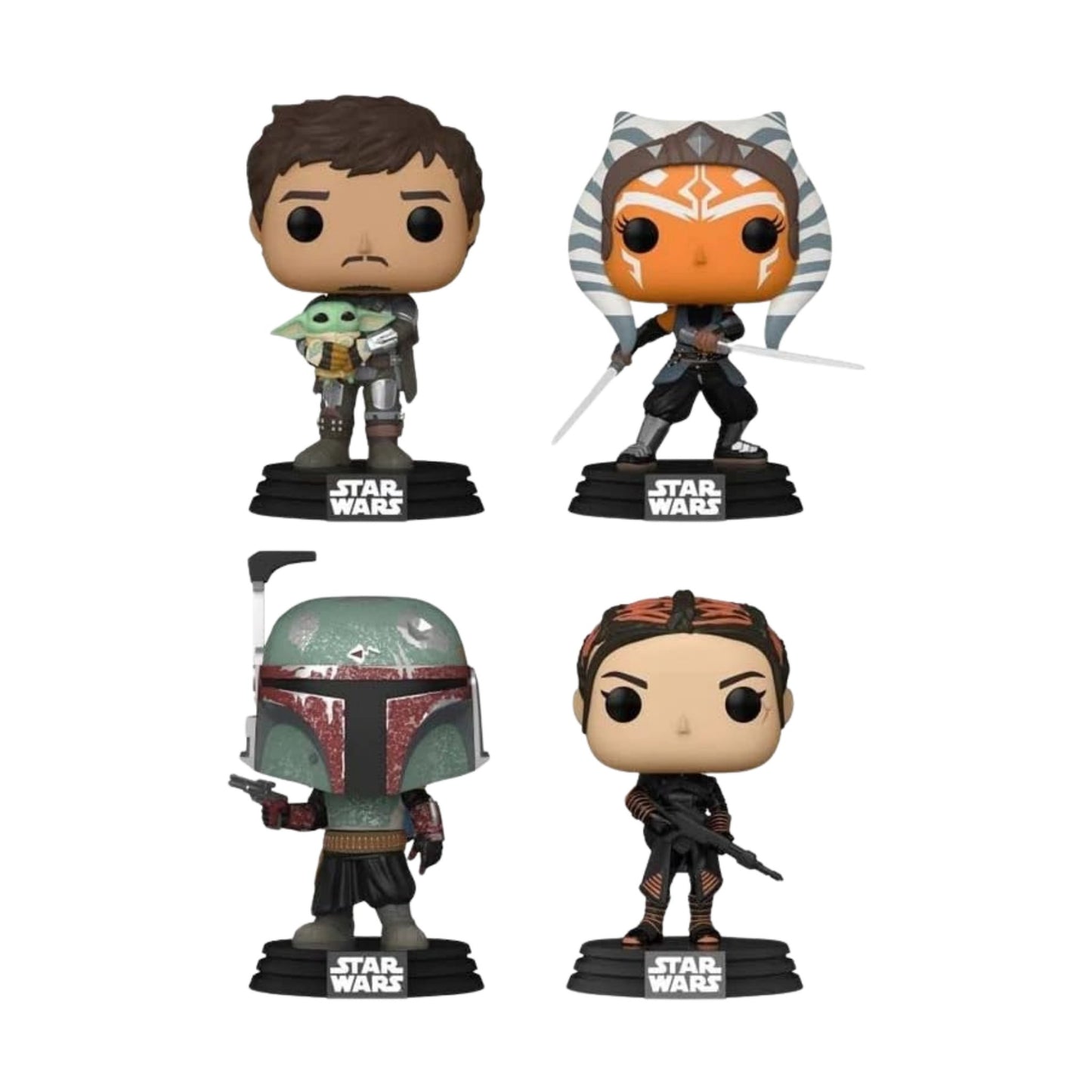 Funko Pop 4pack The Mandalorian Special Edition - Star Wars The Mandalorian