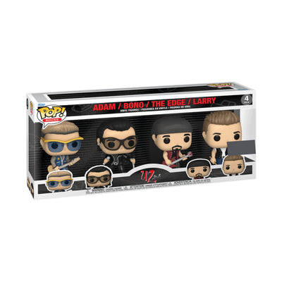 Funko Pop 4pack U2 (Adam Bono The Edge Larry) Special Edition - U2