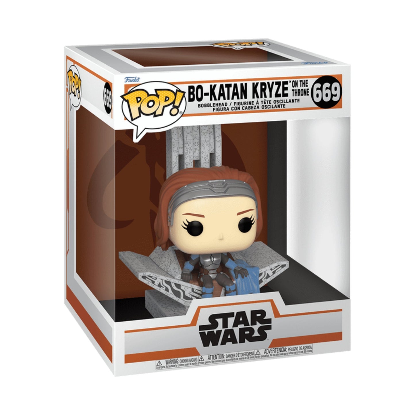 Funko Pop Bo Katan Kryze On The Throne #669 - Star Wars The Mandalorian