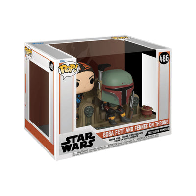 Funko Pop Boba Fett And Fennec On Throne #486 - Star Wars