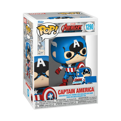 Funko Pop Captain America #1290 Special Edition - Marvel