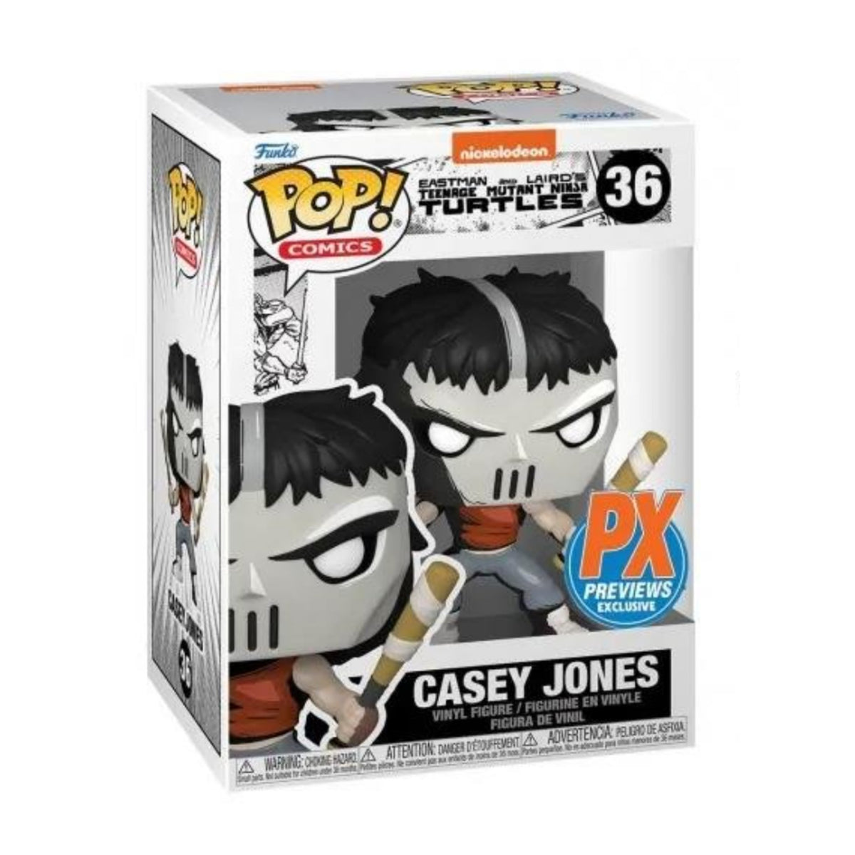Pop 36 Funko Pop Casey Jones PX Exclusive Comic #36 - Tortugas Ninja – NIZE STORE