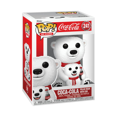 Funko Pop Coca Cola Polar Bear Whit Cub #241