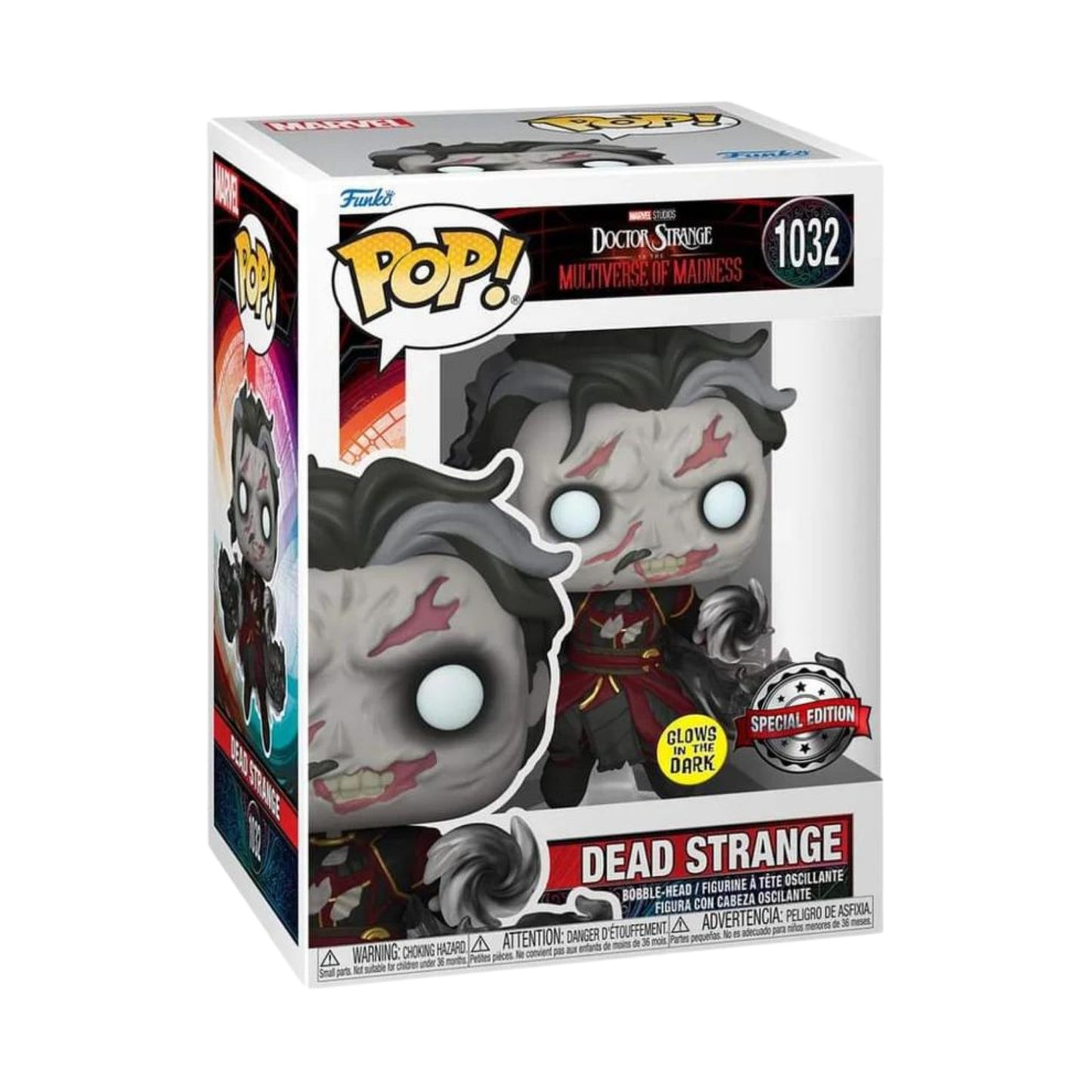 Funko Pop Dead Strange #1032 Special Edition GITD - Doctor Strange In The Multiverse Of Madness