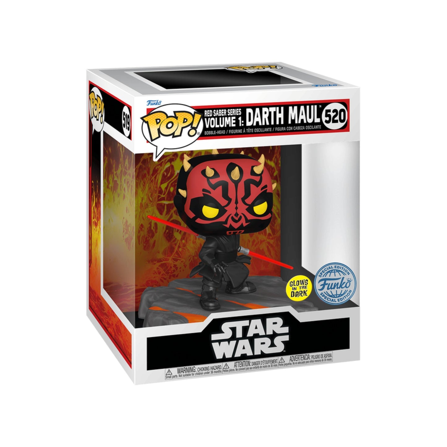 Funko Pop Deluxe Darth Maul #520 Special Edition - Star Wars