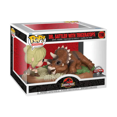 Funko Pop Dr Sattler With Triceratops #1198 Special Edition - Jurassic Park