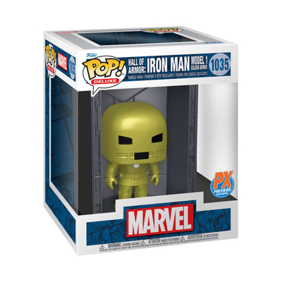 Funko Pop Hall Of Armor Iron Man Model 1 #1035 Px Exclusive  - Marvel