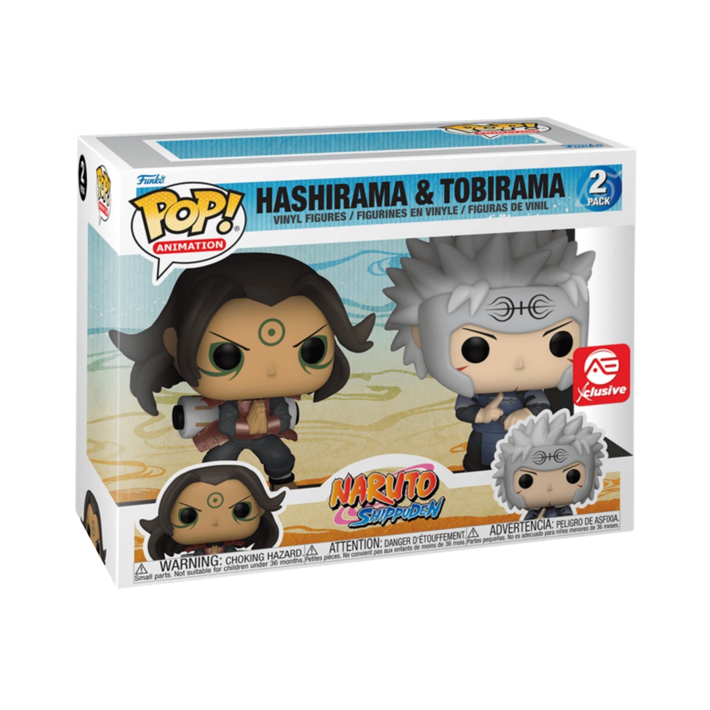 Funko Pop Hashirama And Tobirama 2pack AE Exclusive - Naruto