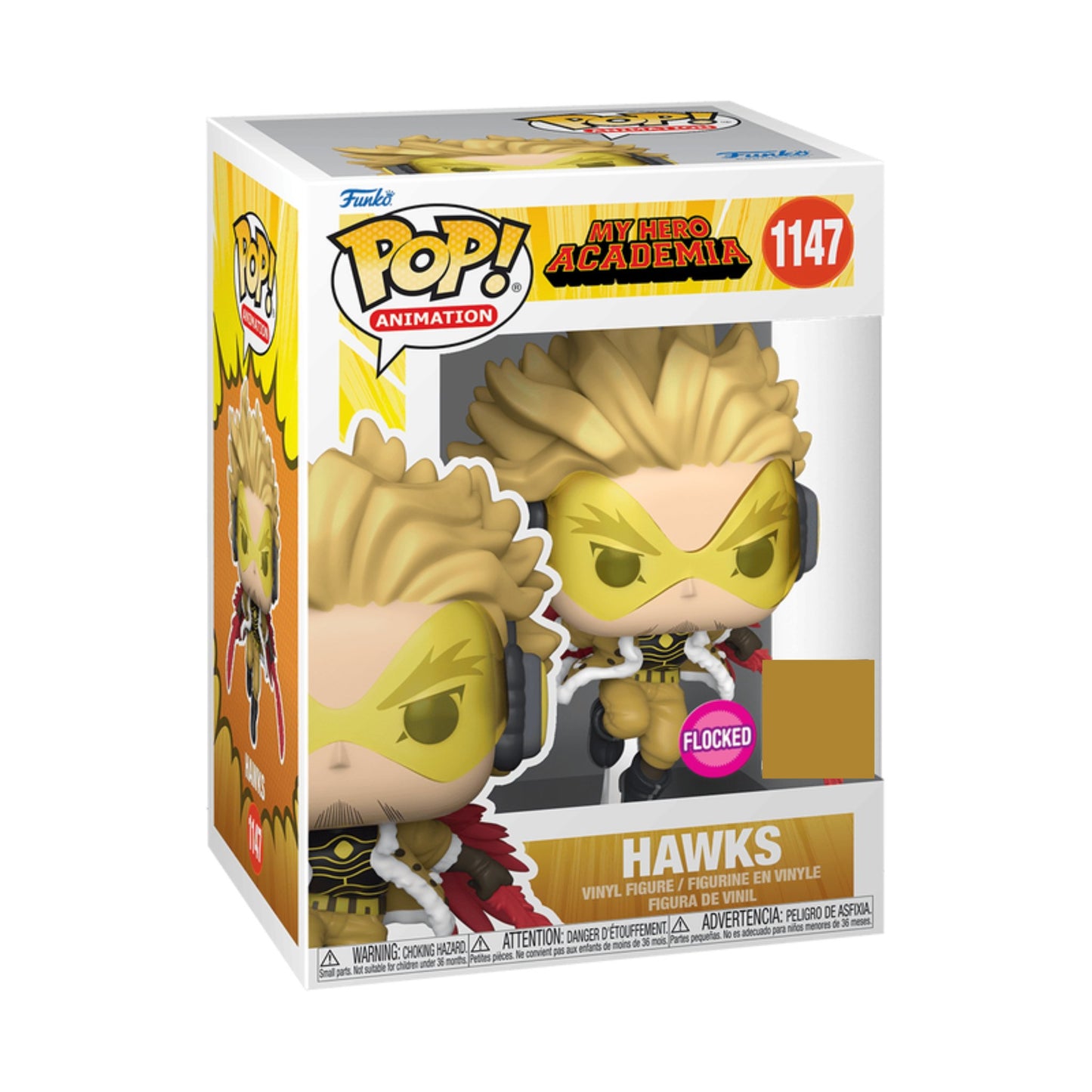 Funko Pop Hawks #1147 Special Edition Flocked - My Hero Academia