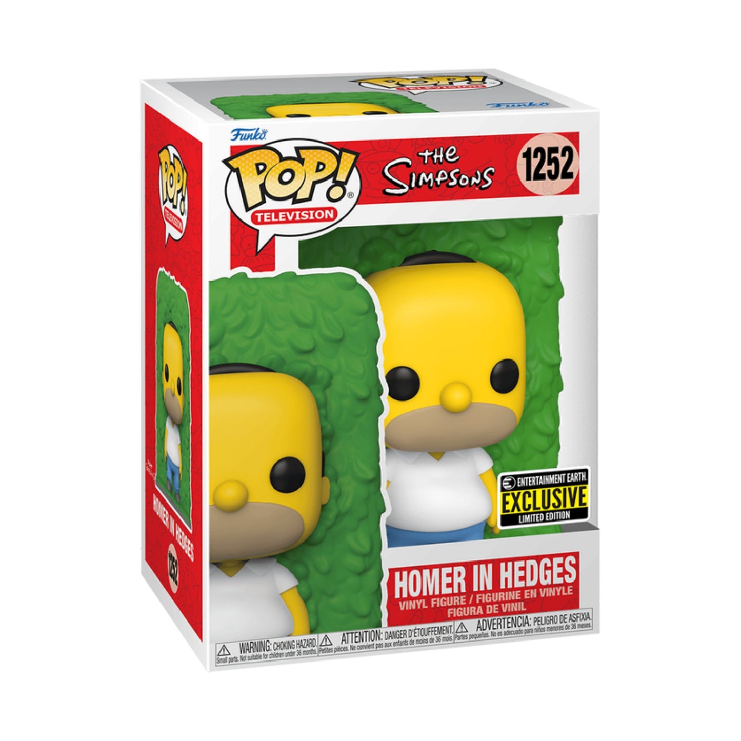 Funko Pop Homer In Hedges EE Exclusive #1252 - The Simpsons