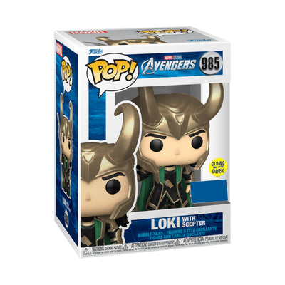 Funko Pop Loki With Scepter #985 Special Edition - Avengers