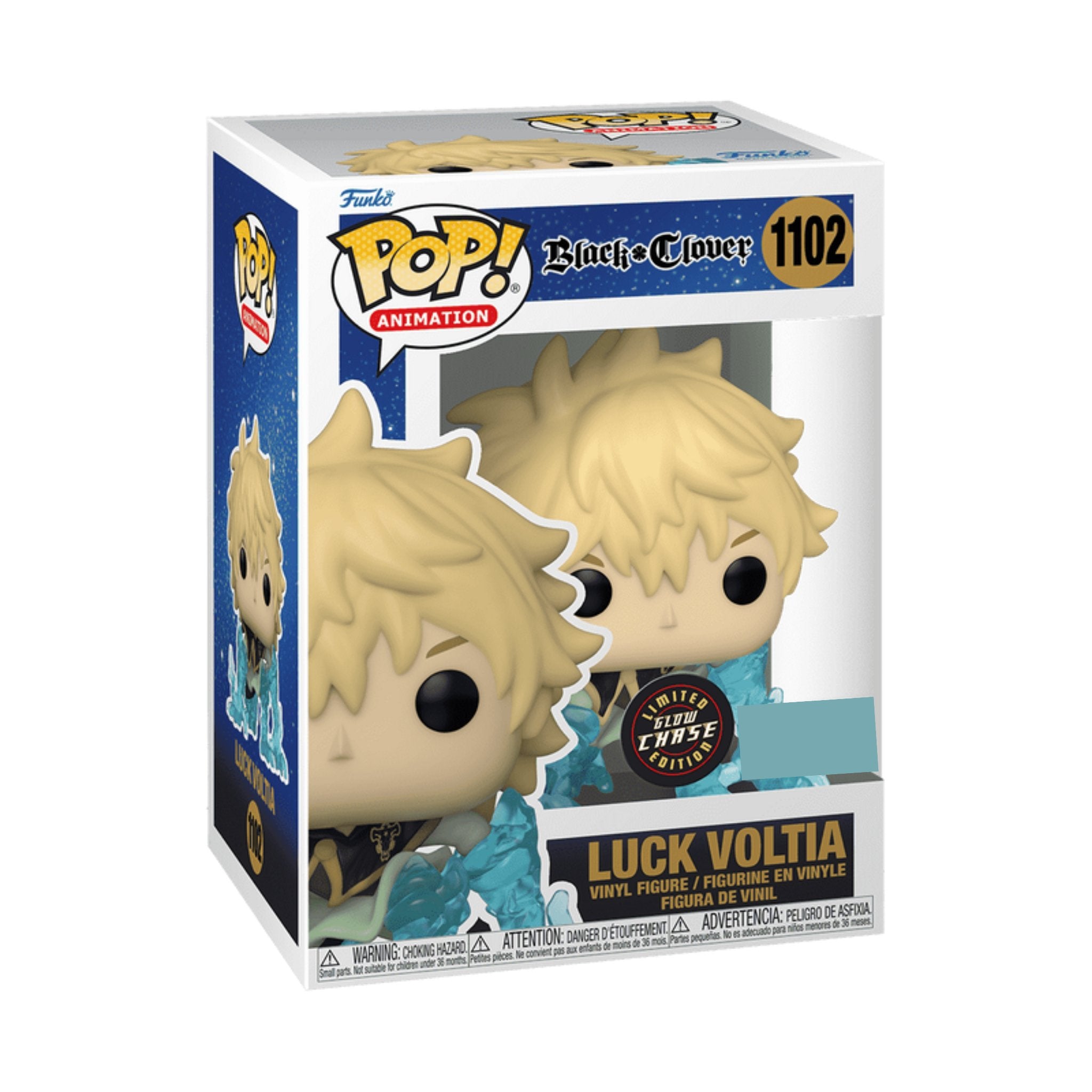 Figurine Pop Black Clover #1102 pas cher : Luck Voltia Figurine Pop Black Clover #1102 pas cher : Luck Voltia
