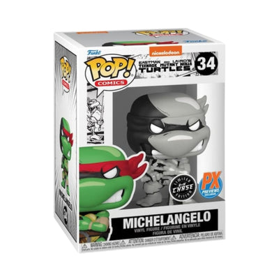 Funko Pop Michelangelo Px Exclusive Comic #34 - Tortugas Ninja