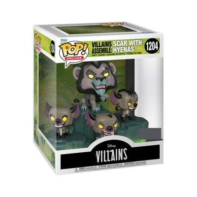 Funko Pop Scar With Hyenas Special Edition #1204 - Disney Villains