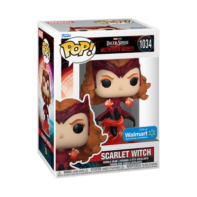Funko Pop Scarlet Witch #1034 Walmart Exclusive - Doctor Strange In The Multiverse Of Madness