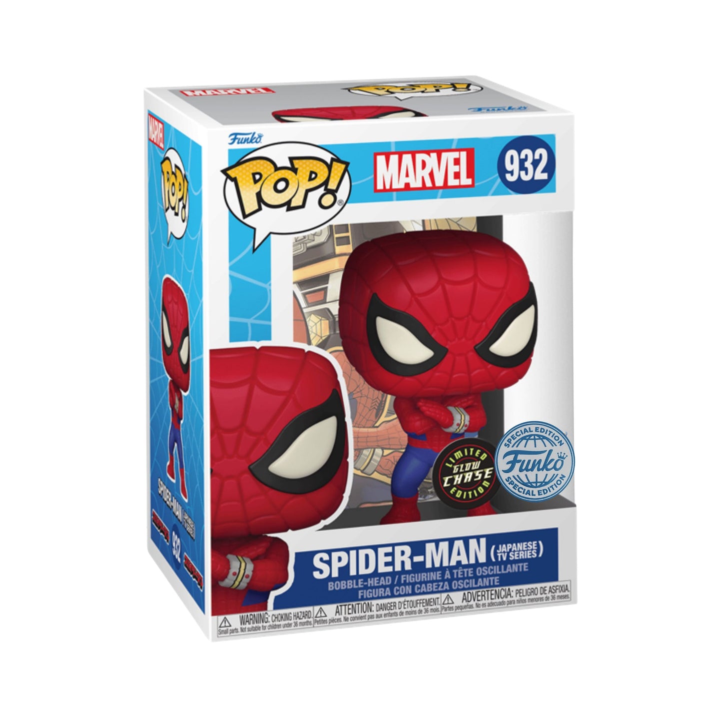 Funko Pop Spider Man (Japanese Tv Series) Special Edition #932 - Spiderman