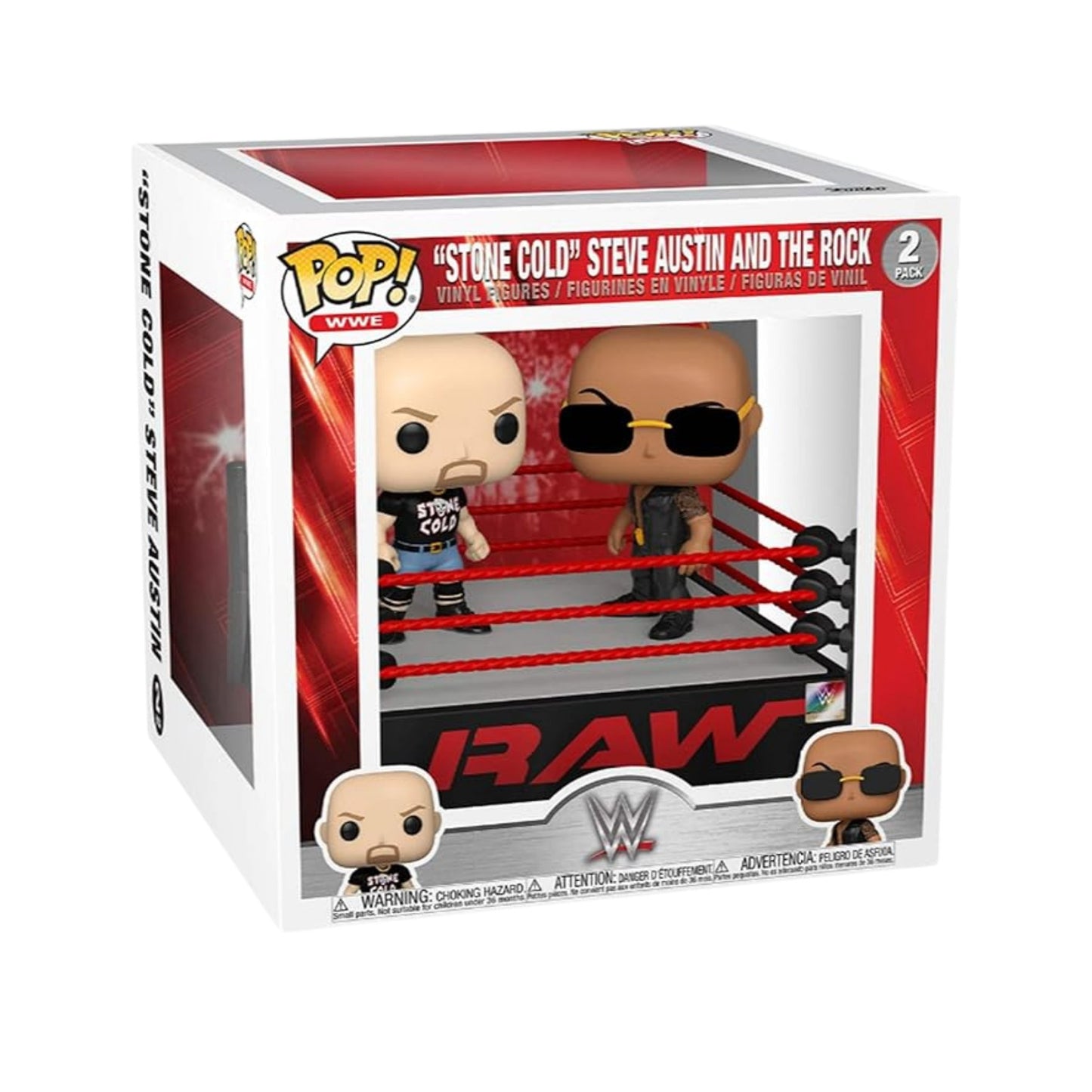 Funko Pop Stone Cold And The Rock - WWE