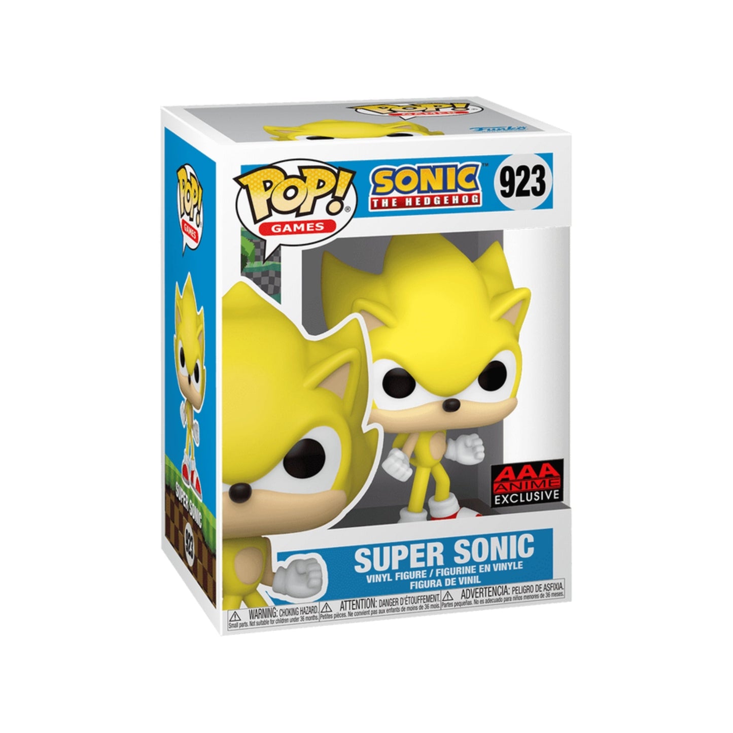 Funko Pop Super Sonic AAA Exclusive #923 - Sonic