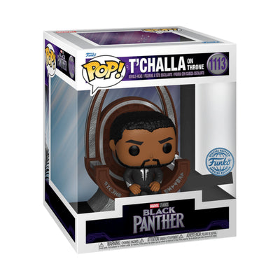 Funko Pop Tchalla On Throne #1113 Special Edition - Black Panther