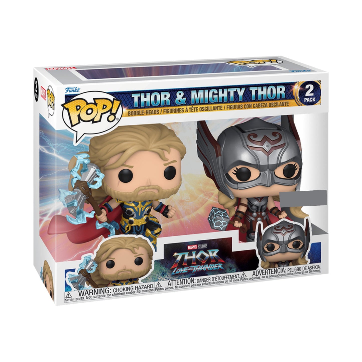 Funko Pop Thor And Mighty Thor 2pack - Thor Love And Thunder