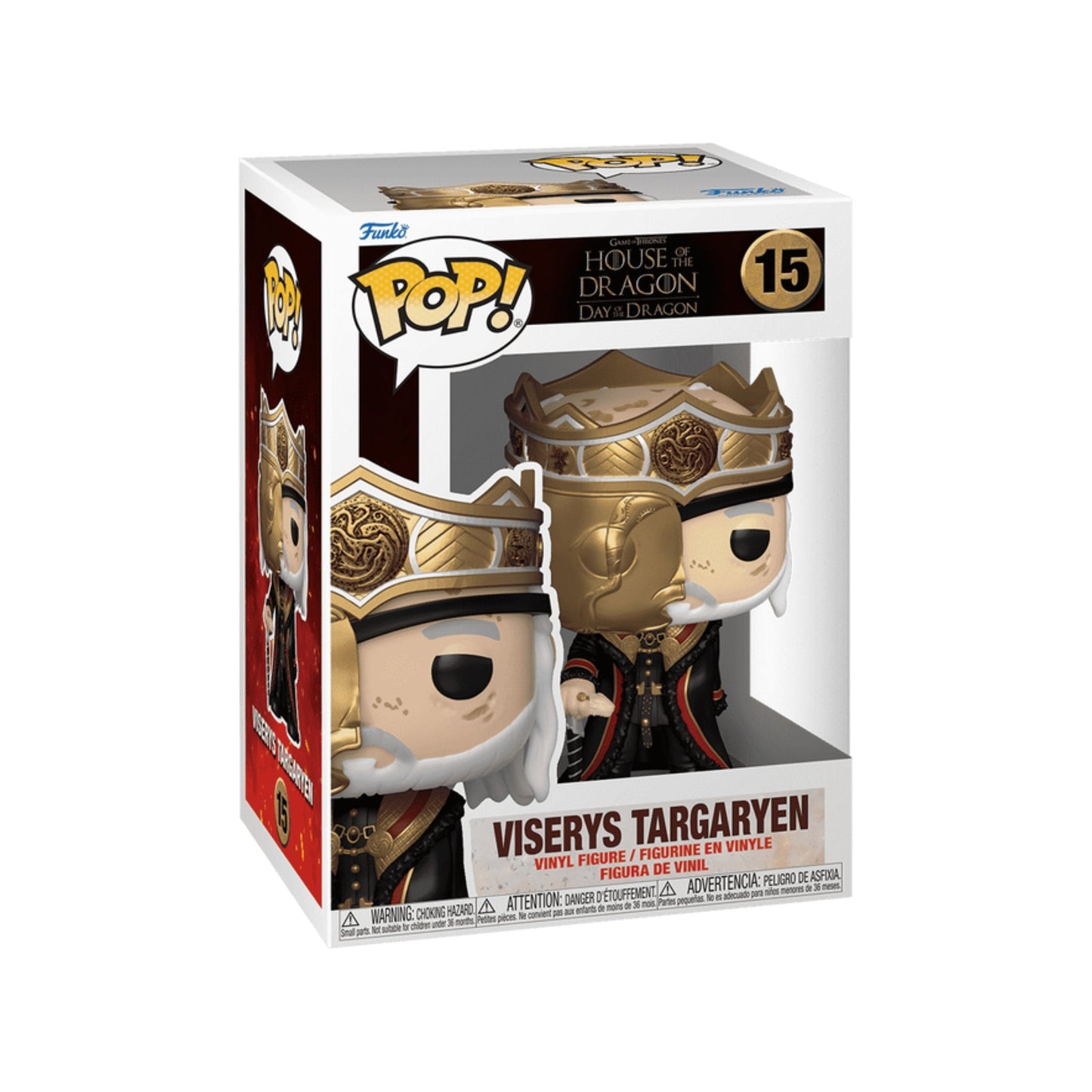 Funko Pop Viserys Targaryen With Mask #15 - House Of The Dragon