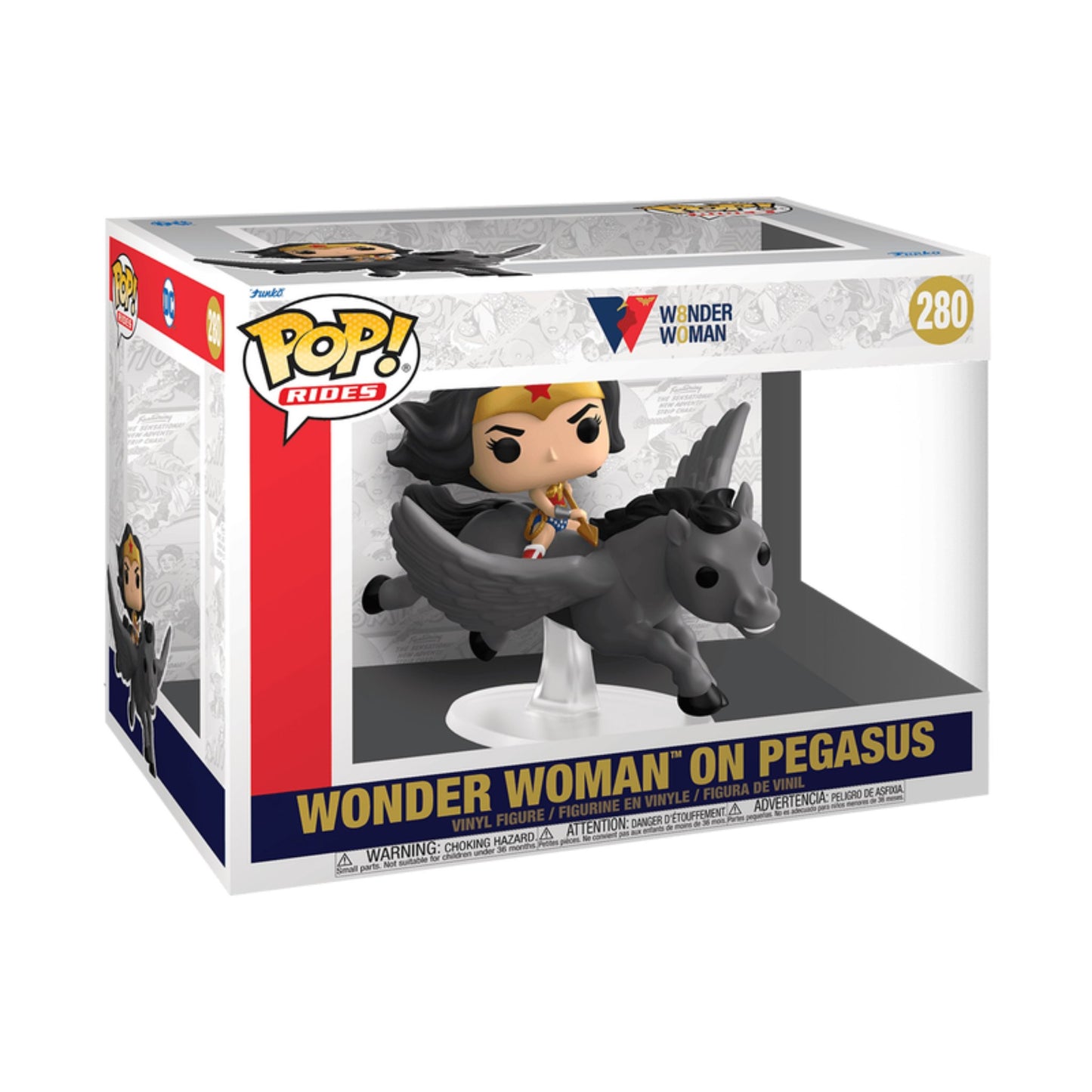 Funko Pop Wonder Woman On Pegasus #280 - Wonder Woman 80