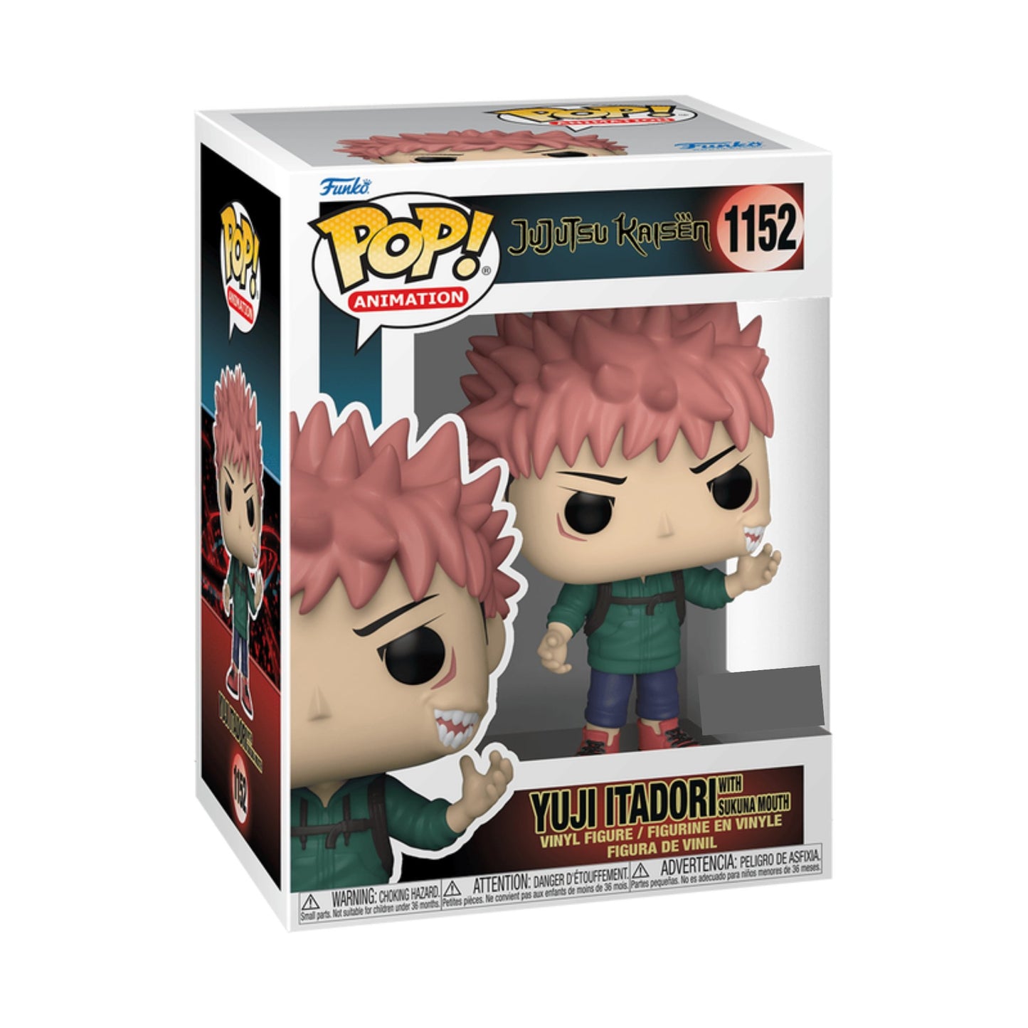 Funko Pop Yuji Itadori With Sukuna Mouth Special Edition #1152 - Jujutsu Kaisen