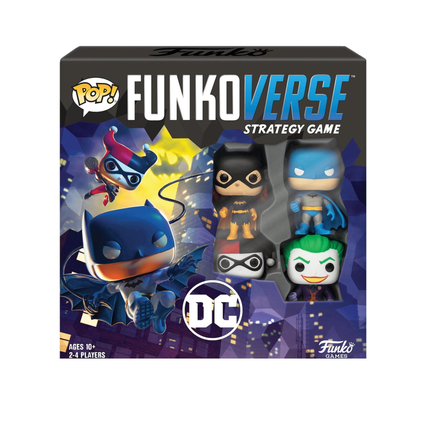 Funko Verse Strategy Game - DC Comics 4pk - Español Versión