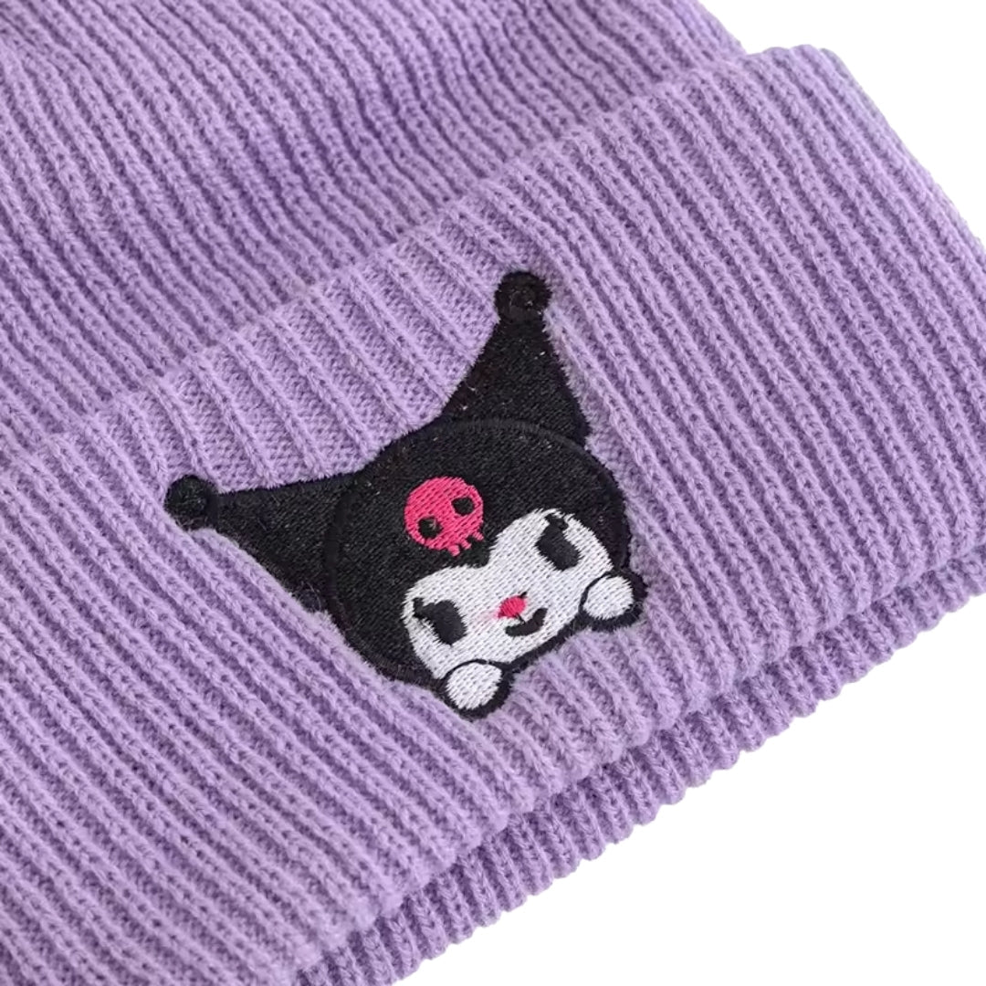 Gorro Morado Kuromi - Sanrio