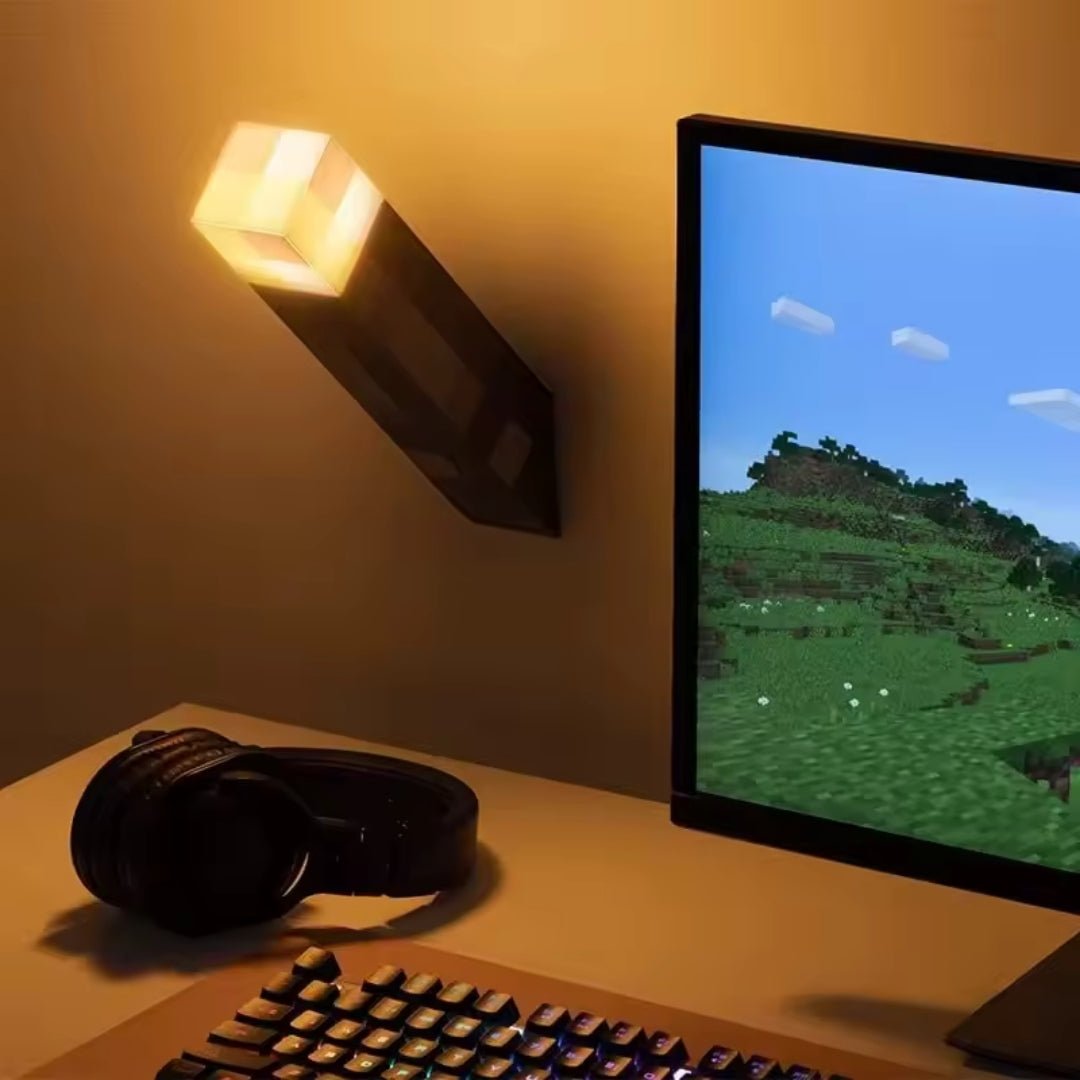 Lampara Antorcha (Amarilla) - Minecraft