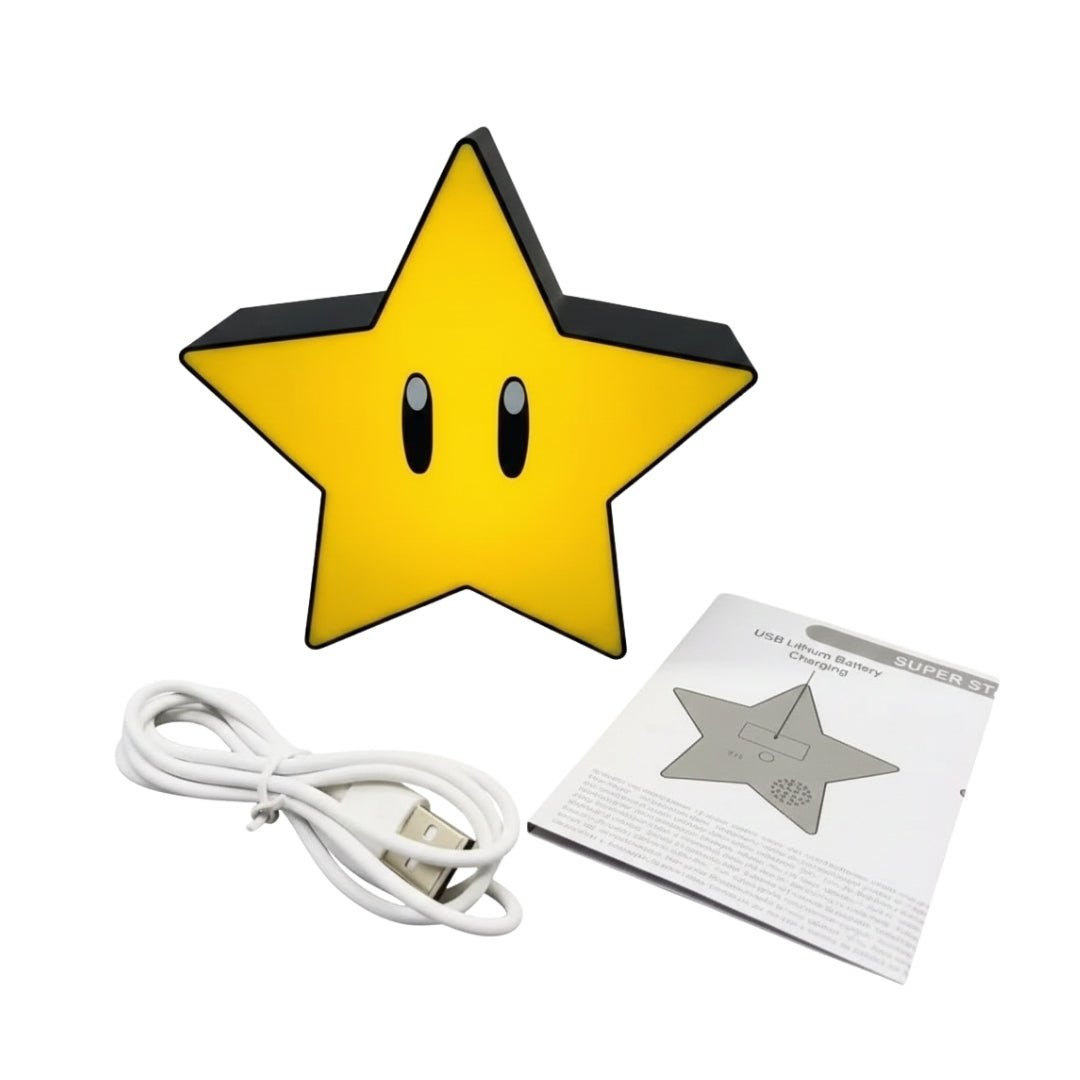 Lampara Estrella Mario Bros - Nintendo / REPLICA