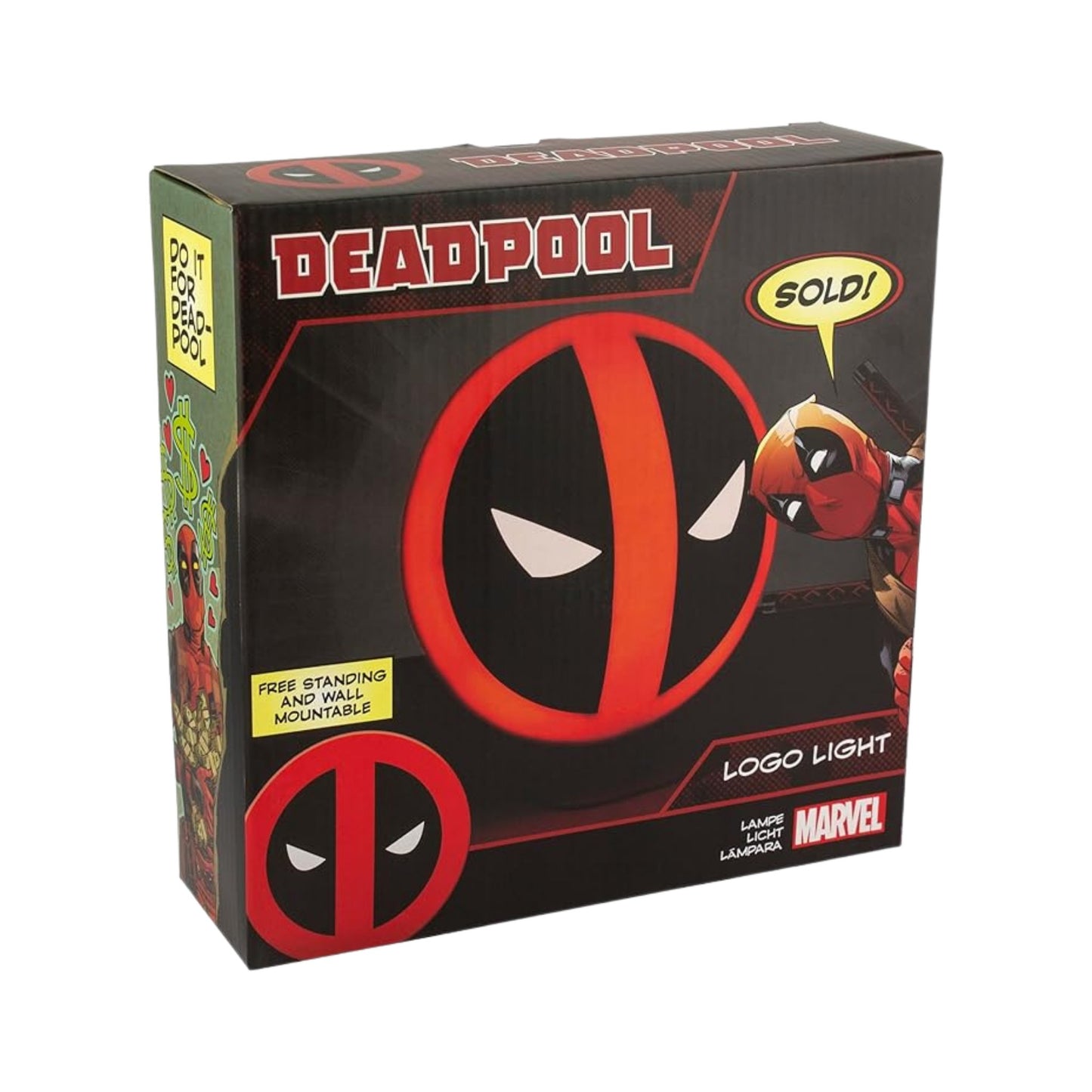 Lampara Paladone Mascara Deadpool