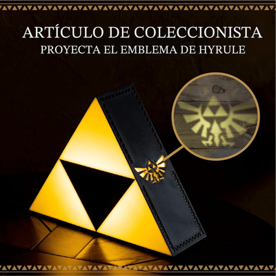 PREVENTA - Lámpara Paladone Trifuerza Hyrule - The Legend Of Zelda - [Entrega de 10 a 12 días]