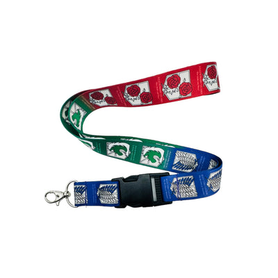 Lanyard Logos Divisiones Militares - Attack On Titan