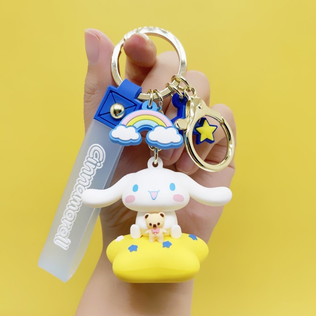 Llavero Cinnamoroll Y Osito - Sanrio