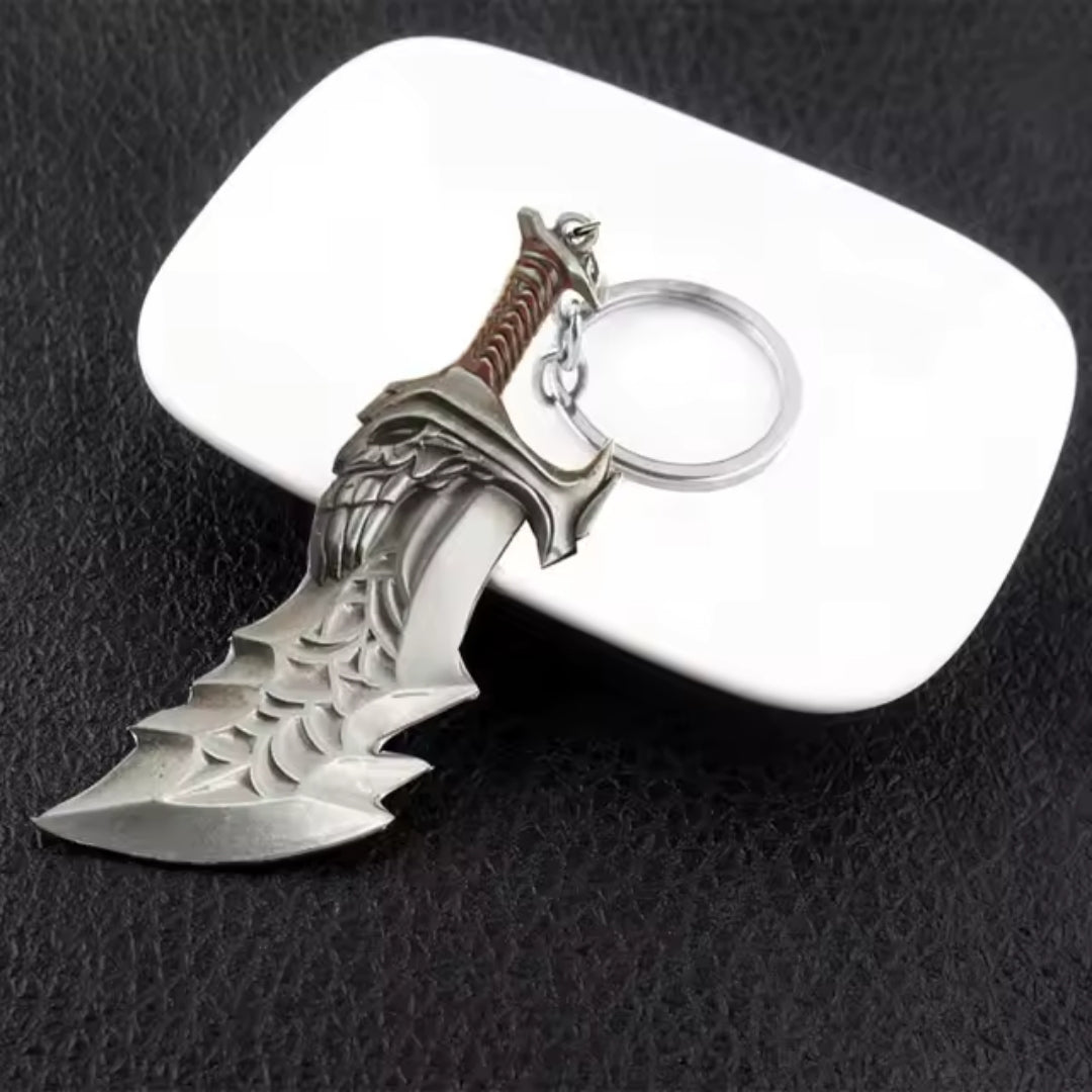 Llavero Cuchilla Del Caos (Plata) - God Of War
