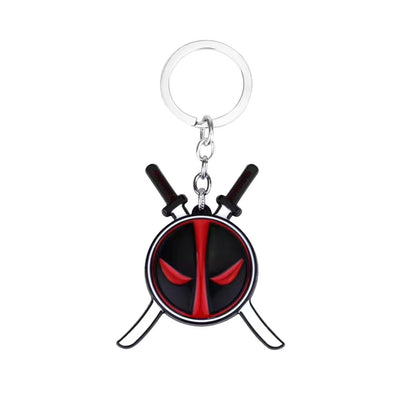 Llavero Deadpool Con Espadas - Marvel