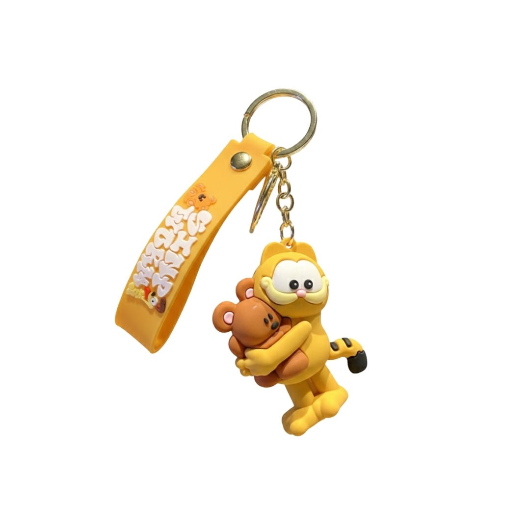 Llavero Garfield Y Osito - Garfield Y Sus Amigos