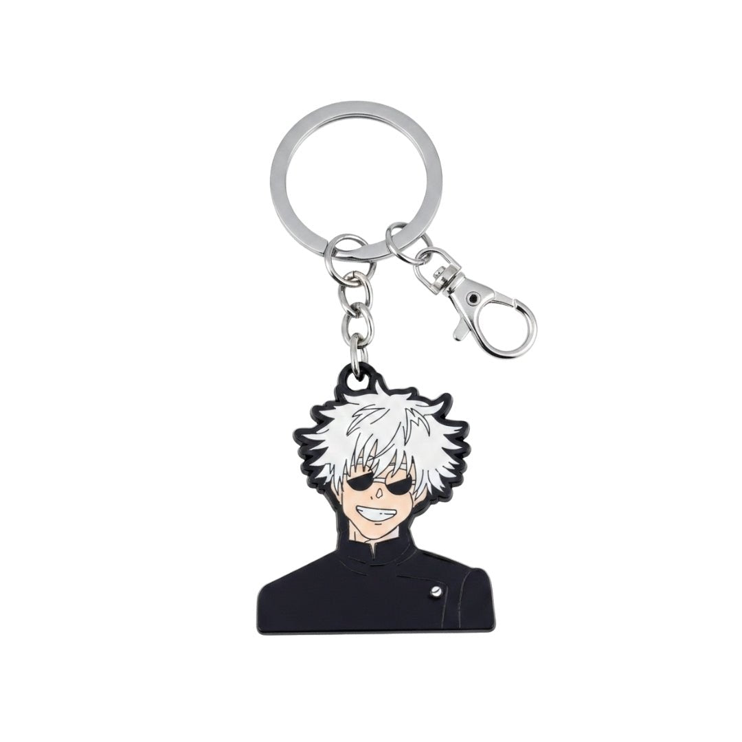 Llavero Gojo Lentes Sonriente Cabeza Arriba - Jujutsu Kaisen