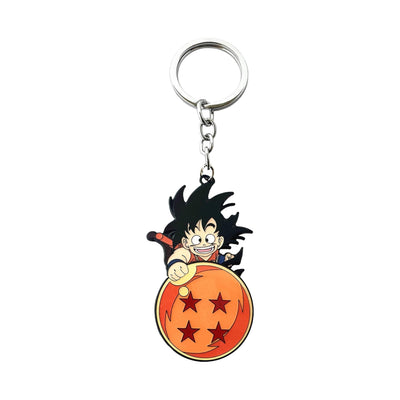 Llavero Goku Con Esfera De 4 Estrellas - Dragon Ball Z