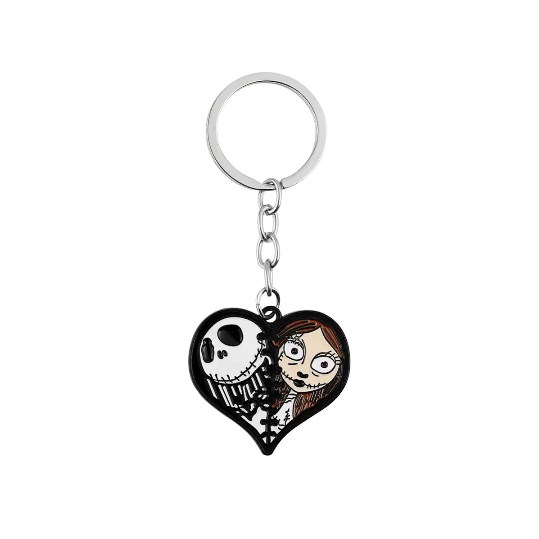 Llavero Jack Y Sally Corazon - The Nightmare Before Christmas