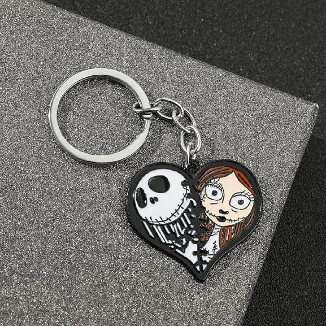 Llavero Jack Y Sally Corazon - The Nightmare Before Christmas