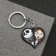 Llavero Jack Y Sally Corazon - The Nightmare Before Christmas