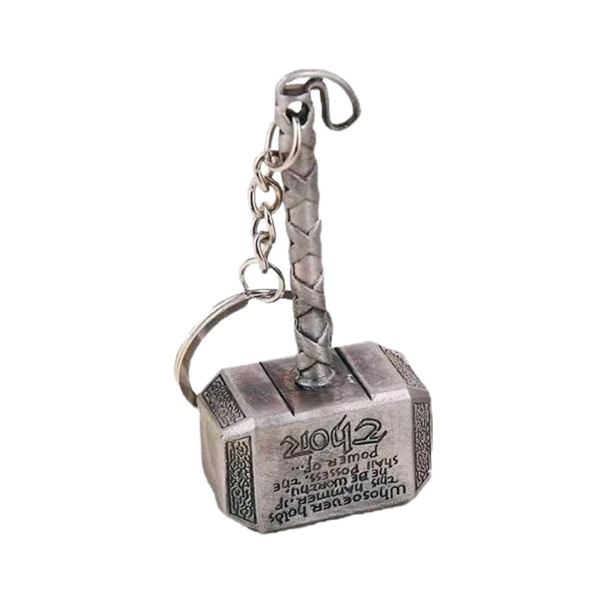 Ciondolo Martello Di Thor In Ambra – Traforato Con Decorazione - Foto 4