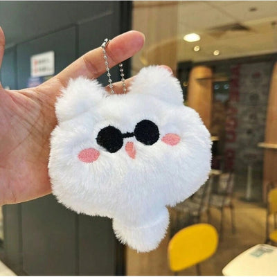 Llavero Peluche Gojo Gato Con Colita - Jujutsu Kaisen