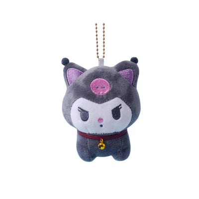 Llavero Peluche Kuromi (Versión Gato) - Sanrio